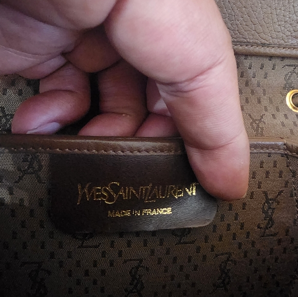 Ysl vintage leather Crossbody bags - Picture 9 of 9